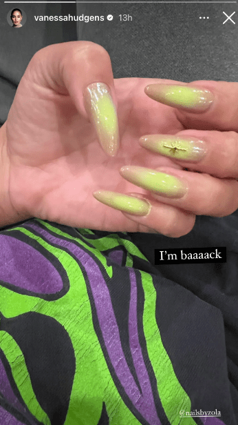 Vanessa Hudgens's Aura Nails